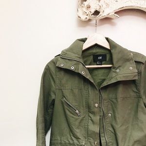 H&M Army Green Utility Jacket